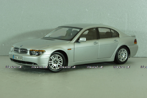 BMW 745i (E65) 2001, silver, 80430027858, Kyosho 1:18