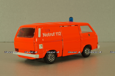 Volkswagen Transporter Sincro (T3) fire engine 1979, red, 1043, Schabak 1:43