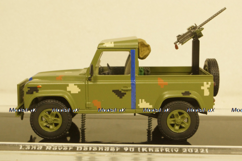Land Rover Defender 90 pickup, Тероборона г. Харьков 2022, TruckTyr 1:43