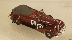 ЗИС-102А №9 Фаэтон вишневого цвета, 110203, DiP Models 1:43