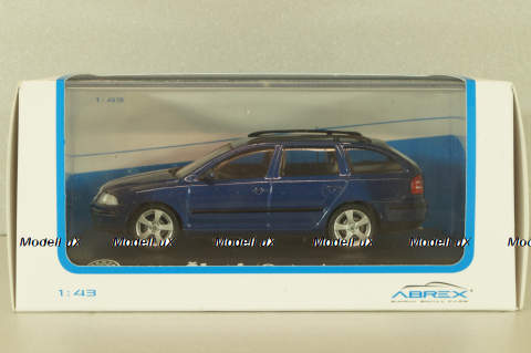 Skoda Octavia Combi 2000, blue, 143AB-002K, Abrex 1:43