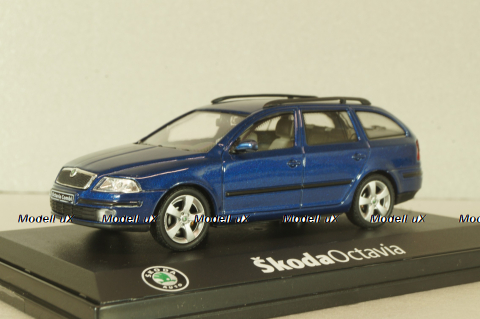Skoda Octavia Combi 2000, blue, 143AB-002K, Abrex 1:43