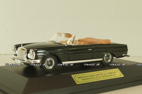 Mercedes 220 SE 3,5 Cabriolet  (W111) 1961, black, 4331, Faller 1:43