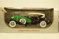 Duesenburg, black/green 1934, 18110bk, Signature Models 1:18