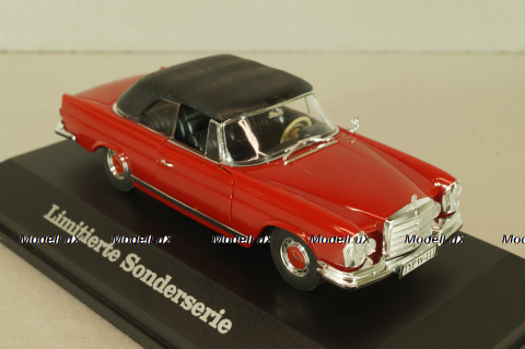 Mercedes 220 SE 3,5 Coupe (W111) 1961, red, 4332, Faller 1:43 