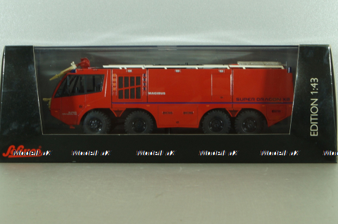 Iveco Super Dragon X8 Airport fire truck 2007, red, 07135, Schuco 1:43