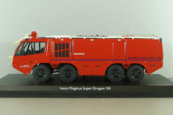 Iveco Super Dragon X8 Airport fire truck 2007, red, 07135, Schuco 1:43