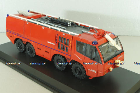 Iveco Super Dragon X8 Airport fire truck 2007, red, 07135, Schuco 1:43