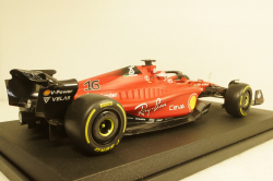 Ferrari f1-75 SCUDERIA N16 SEASON 2022,Charles Leclerc, Yellow Wheels, BU16811LE, Bburago 1:18