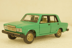 Ваз-2107, А40, зеленый №2, Тантал/Радон 1:43