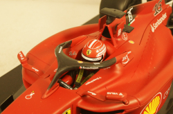 Ferrari f1-75 SCUDERIA N16 SEASON 2022,Charles Leclerc, Yellow Wheels, BU16811LE, Bburago 1:18