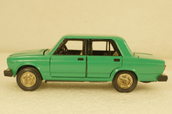 Ваз-2107, А40, зеленый №2, Тантал/Радон 1:43