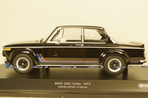 BMW 2002 Turbo 1973 Black,155026204, Minichamps 1:18
