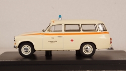Skoda 1202 SW station wagon AMBULANCE 1964, 143ABSX-728XO, Abrex 1:43