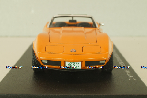Chevrolet Corvette (C3) Convertible 1973, orange, 46935, Neo 1:43