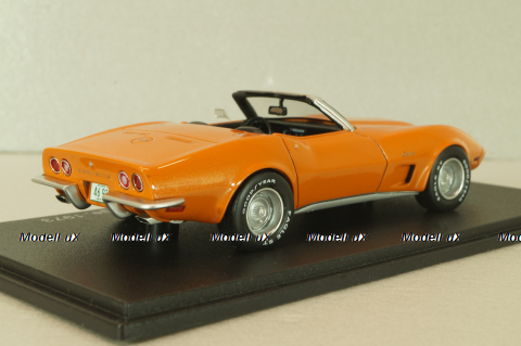 Chevrolet Corvette (C3) Convertible 1973, orange, 46935, Neo 1:43