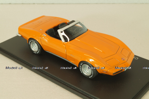 Chevrolet Corvette (C3) Convertible 1973, orange, 46935, Neo 1:43