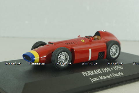  Ferrari D50 #1  1956, J.M.Fangio, world champion Formula 1, Ferrari F1 Collection #1 1:43