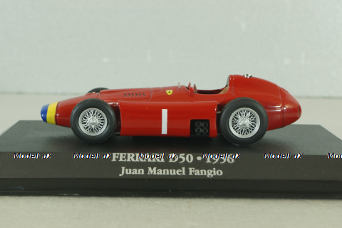  Ferrari D50 #1  1956, J.M.Fangio, world champion Formula 1, Ferrari F1 Collection #1 1:43