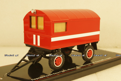 Прицеп Передвижная база ГДЗС, Минск, Белорусская ССР, Конец 80-х годов, TruckTyr 1:43