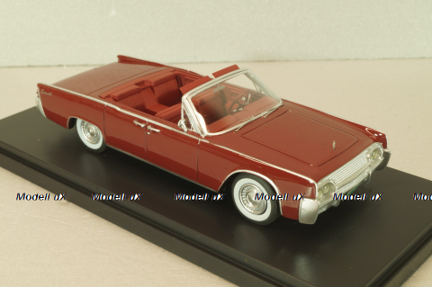 Lincoln Continental 53A Convertible 1961, dark red, 47050, Neo 1:43