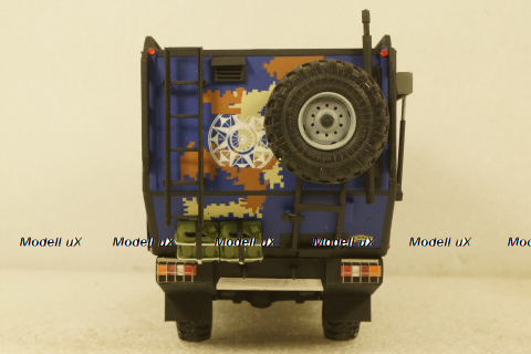 Зил-432730 Бычок 4х4 Кемпиг синий, KV мастерская 1:43