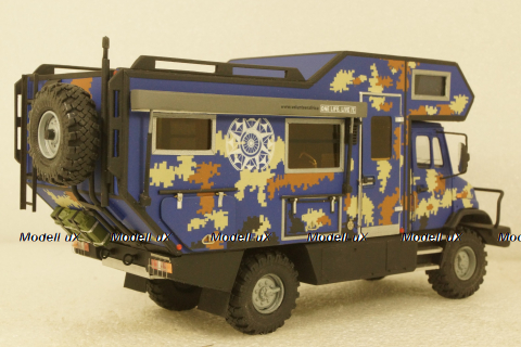 Зил-432730 Бычок 4х4 Кемпиг синий, KV мастерская 1:43