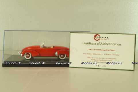 Kurtis Omohundro Roadster 1947, red, EMUS43026A, ESVAL Model 1:43