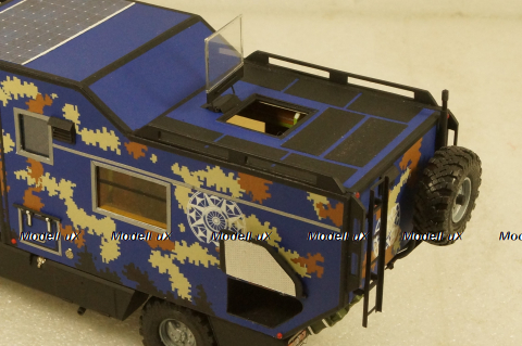 Зил-432730 Бычок 4х4 Кемпиг синий, KV мастерская 1:43