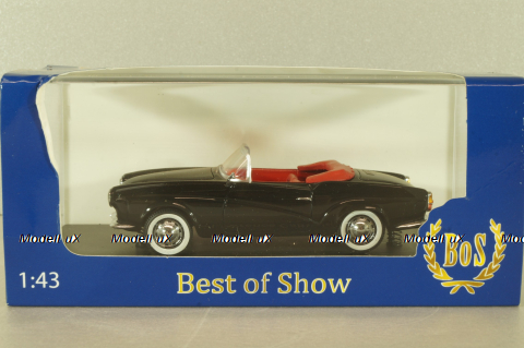 Volkswagen Rometsch Lawrence Cabriolet 1957, black, BOS Models 1:43 