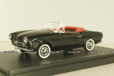 Volkswagen Rometsch Lawrence Cabriolet 1957, black, BOS Models 1:43 