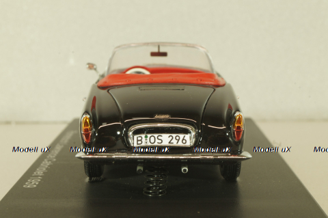 Volkswagen Rometsch Lawrence Cabriolet 1957, black, BOS Models 1:43 