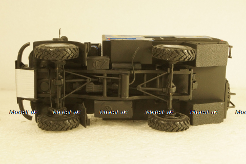 Merсedes Unimog 4х4 Кемпинг синий, KV мастерская 1:43