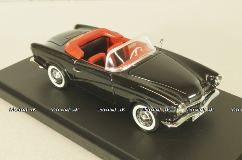 Volkswagen Rometsch Lawrence Cabriolet 1957, black, BOS Models 1:43 
