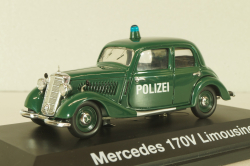 Mercedes-Benz 170V Polizei Limousine (W136) 1936, green, 02364, Schuco 1:43