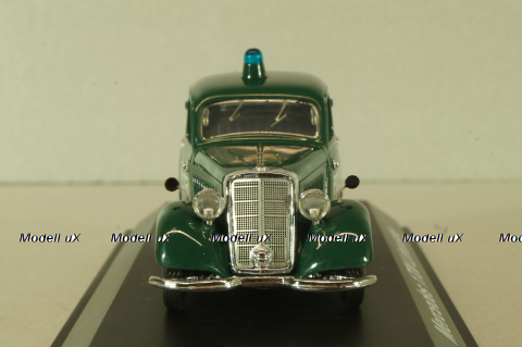 Mercedes-Benz 170V Polizei Limousine (W136) 1936, green, 02364, Schuco 1:43