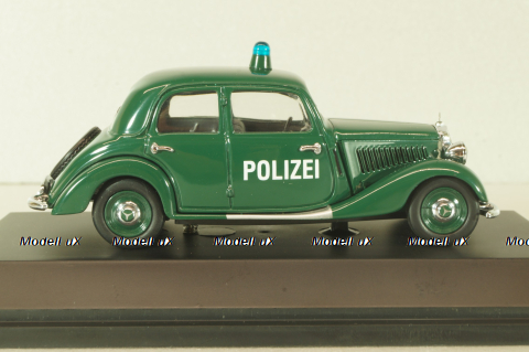 Mercedes-Benz 170V Polizei Limousine (W136) 1936, green, 02364, Schuco 1:43