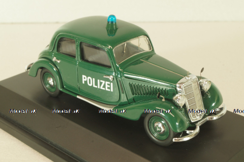 Mercedes-Benz 170V Polizei Limousine (W136) 1936, green, 02364, Schuco 1:43