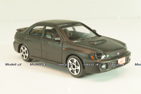 Subaru Impreza matt black, Burago 1:43