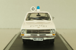 Opel Kadett B Polizei 1965, white, 02943, Schuco 1:43