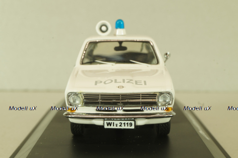 Opel Kadett B Polizei 1965, white, 02943, Schuco 1:43