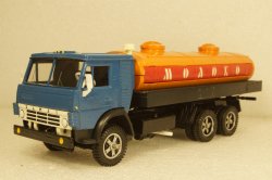 Камаз-53212, молоковоз, синий/оранжевый, Арек 1:43