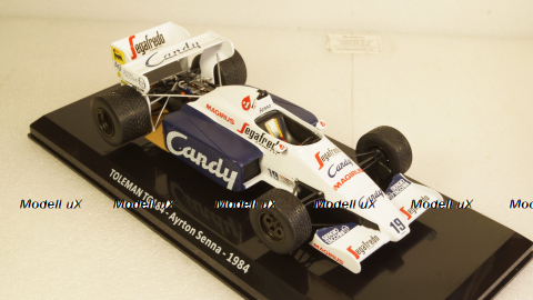Toleman TG184  Ayrton Senna 1984, LE GRANDI FORMULA 1 №13, 1:24