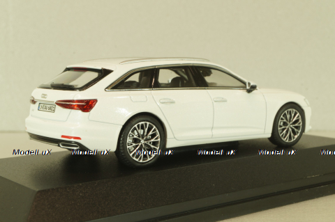 Audi A6 (C8) Avant 2018, white, 5011006231, iScale 1:43