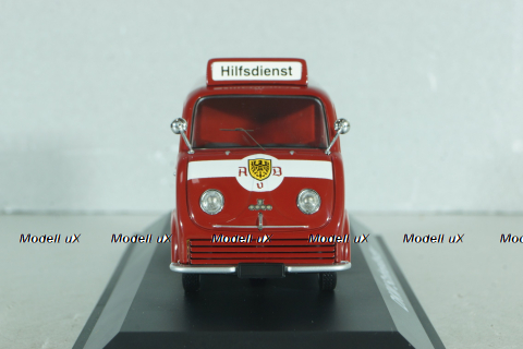 DKW Schnellaster Typ 30 "AvD" 1954, dark red, 02397, Schuco 1:43