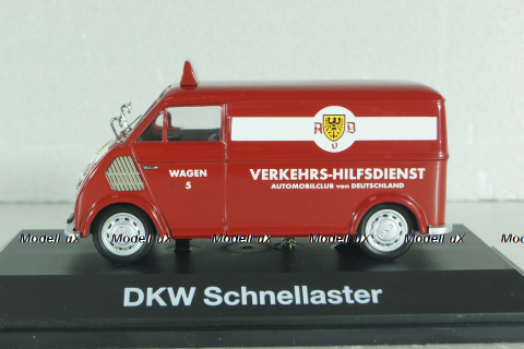 DKW Schnellaster Typ 30 "AvD" 1954, dark red, 02397, Schuco 1:43