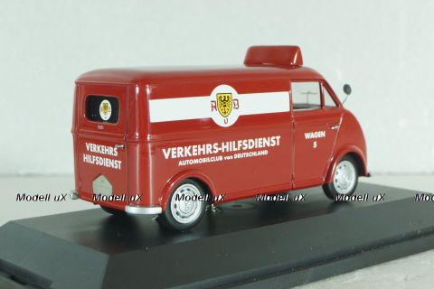 DKW Schnellaster Typ 30 "AvD" 1954, dark red, 02397, Schuco 1:43