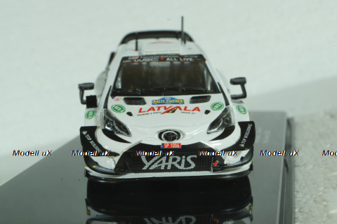 Toyota Yaris WRC #10 Rallye Sweden 2020 Latvala, Hänninen, IXO 1:43