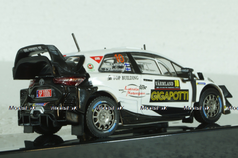 Toyota Yaris WRC #10 Rallye Sweden 2020 Latvala, Hänninen, IXO 1:43