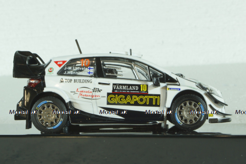 Toyota Yaris WRC #10 Rallye Sweden 2020 Latvala, Hänninen, IXO 1:43